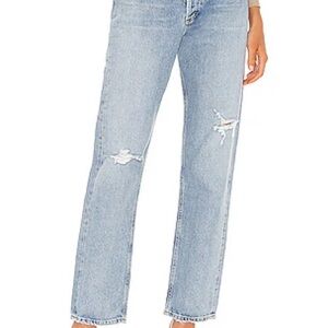 Agolde 90's Mid Rise Loose Fit in Captured